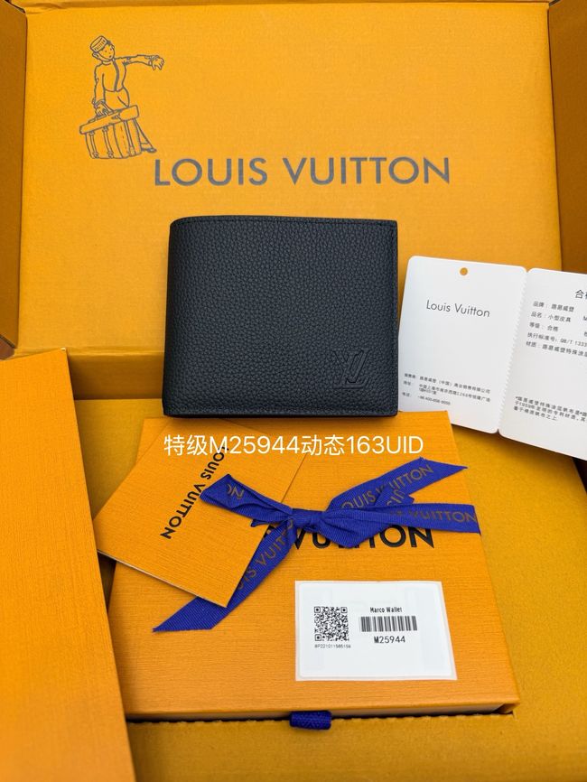 Louis Vuitton Marco Wallet M25982 Black Louis Vuitton Marco Wallet M25982 Black