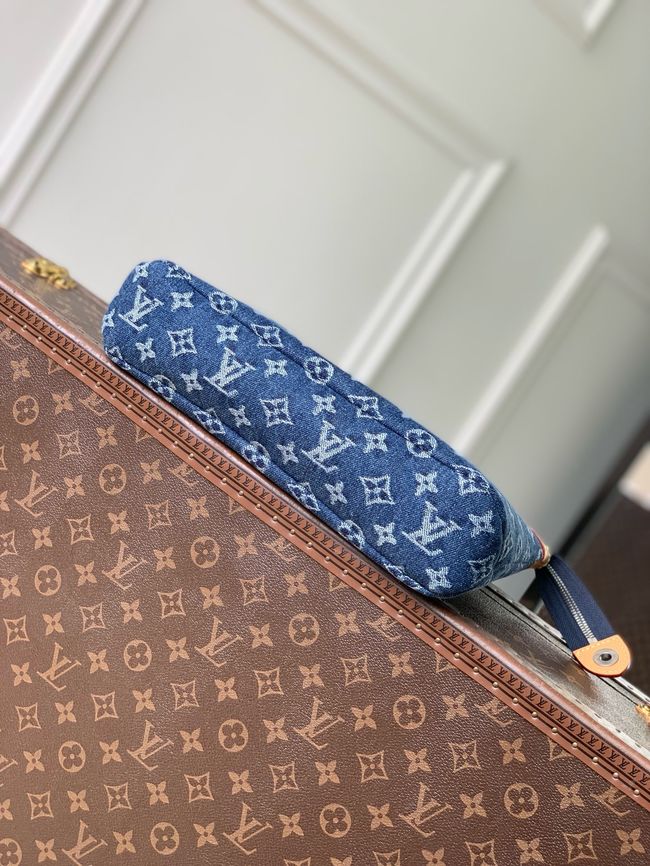 Louis Vuitton Pochette Voyage Souple M27559 blue Louis Vuitton Pochette Voyage Souple M27559 blue