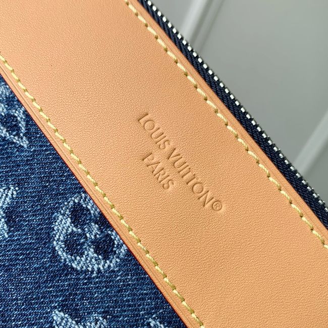 Louis Vuitton Pochette Voyage Souple M27559 blue Louis Vuitton Pochette Voyage Souple M27559 blue