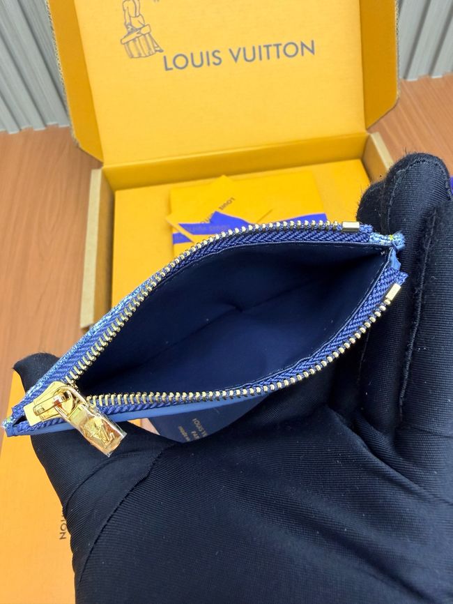 Louis Vuitton Victorine Wallet M27707 blue Louis Vuitton Victorine Wallet M27707 blue