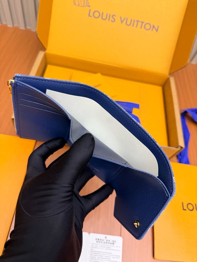 Louis Vuitton Victorine Wallet M27707 blue Louis Vuitton Victorine Wallet M27707 blue