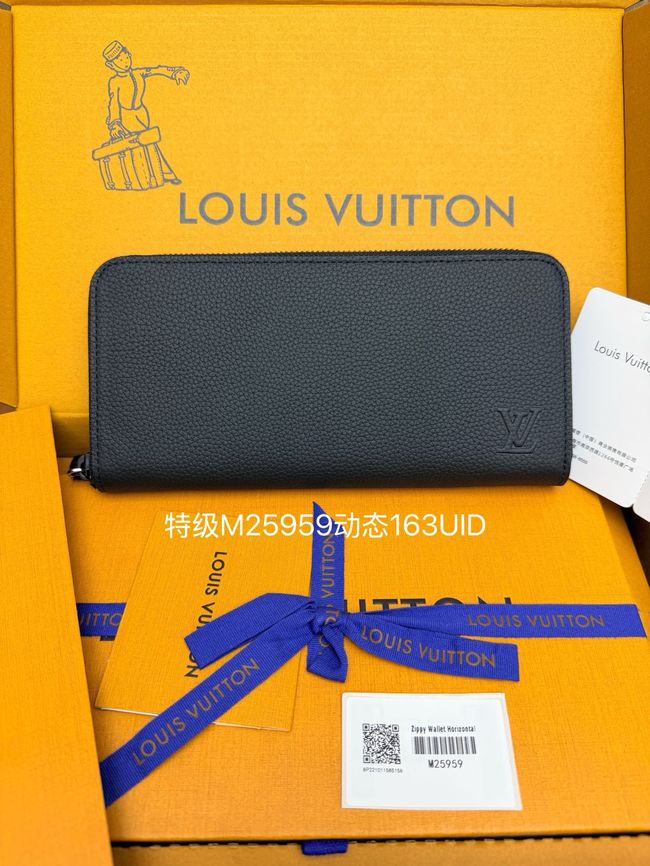 Louis Vuitton Zippy Wallet M25959 black