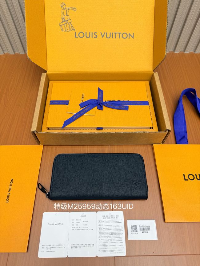 Louis Vuitton Zippy Wallet M25959 black