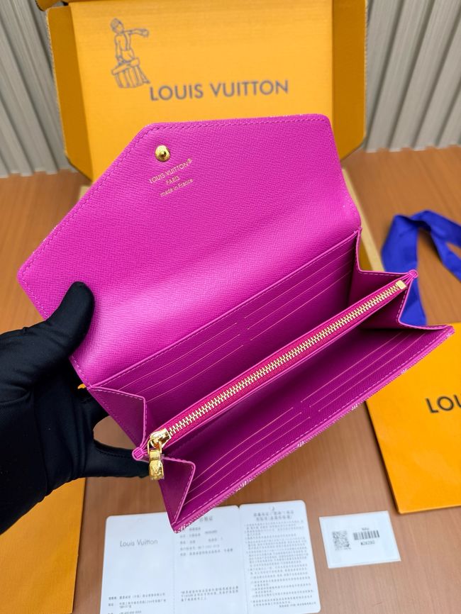 Louis Vuitton Sarah Wallet M28280 Fuchsia Denim Louis Vuitton Sarah Wallet M28280 Fuchsia Denim