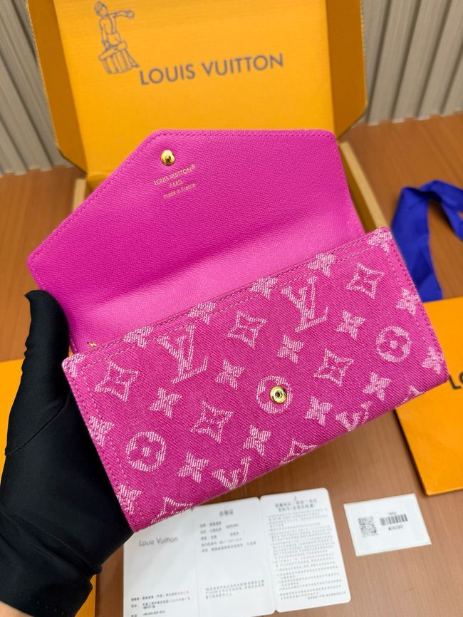 Louis Vuitton Sarah Wallet M28280 Fuchsia Denim Louis Vuitton Sarah Wallet M28280 Fuchsia Denim