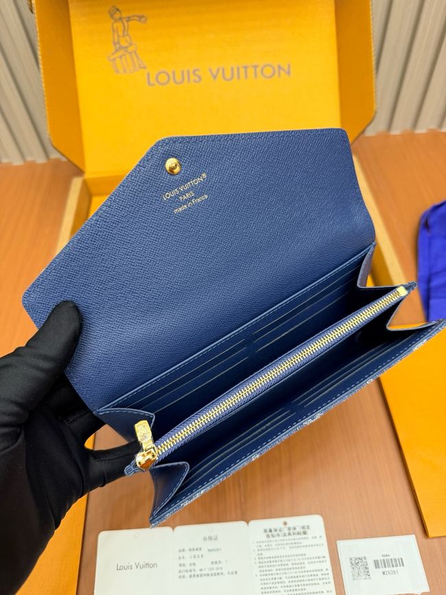 Louis Vuitton Sarah Wallet M28280 blue Denim
