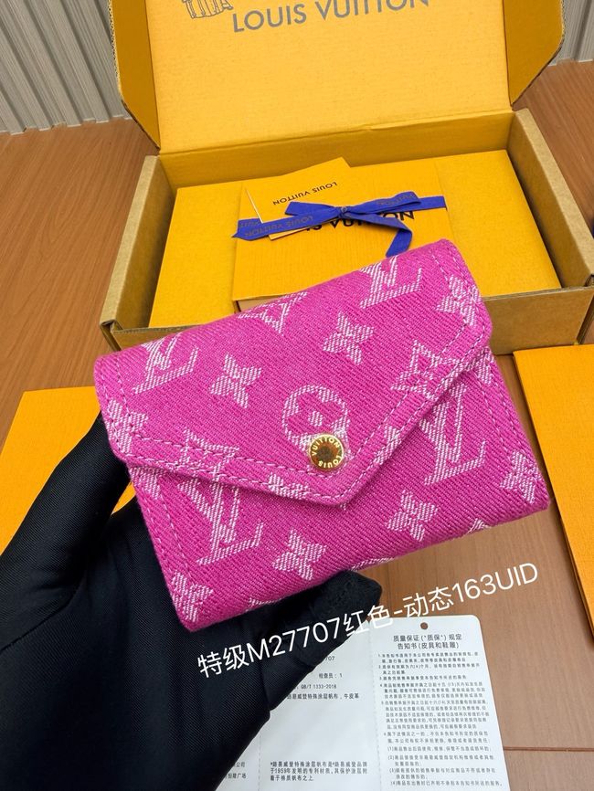 Louis Vuitton Victorine Wallet M27707 Fuchsia Denim Louis Vuitton Victorine Wallet M27707 Fuchsia Denim
