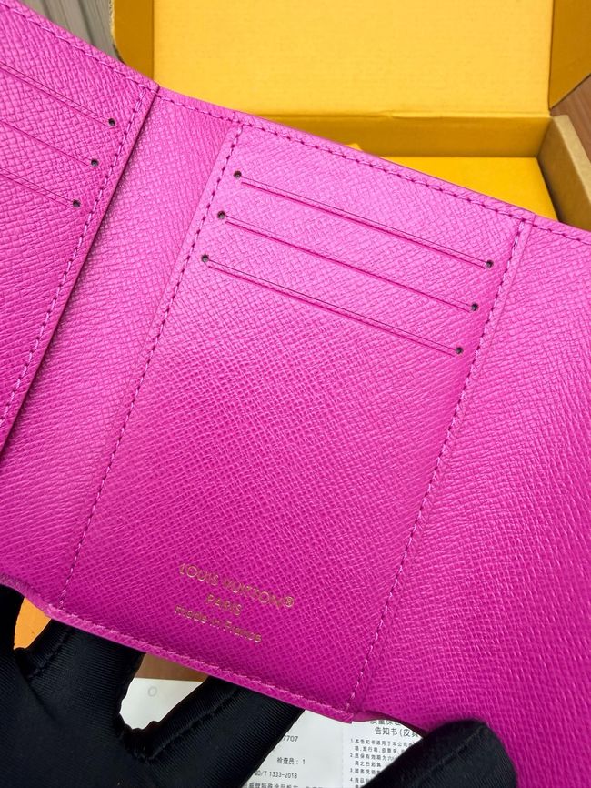 Louis Vuitton Victorine Wallet M27707 Fuchsia Denim Louis Vuitton Victorine Wallet M27707 Fuchsia Denim