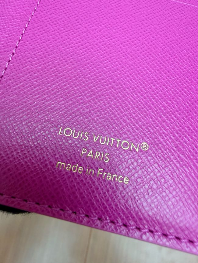Louis Vuitton Victorine Wallet M27707 Fuchsia Denim Louis Vuitton Victorine Wallet M27707 Fuchsia Denim