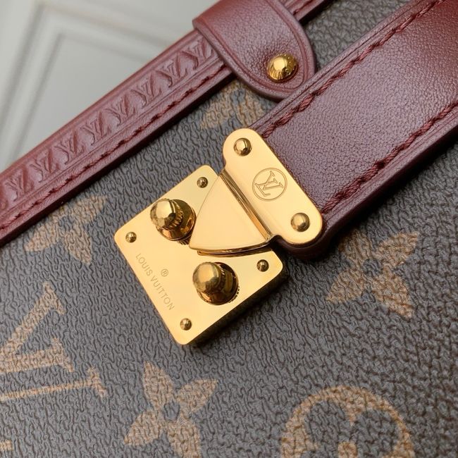 Louis Vuitton Side Trunk MM M28569 Monogram Ebene Louis Vuitton Side Trunk MM M28569 Monogram Ebene