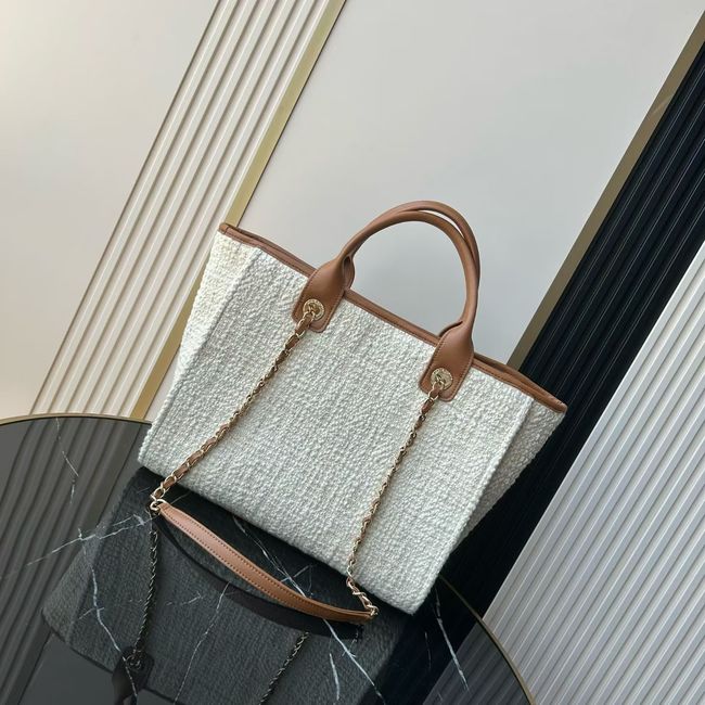 CHANEL Shopping Bag AS3257 white&Apricot CHANEL Shopping Bag AS3257 white&Apricot