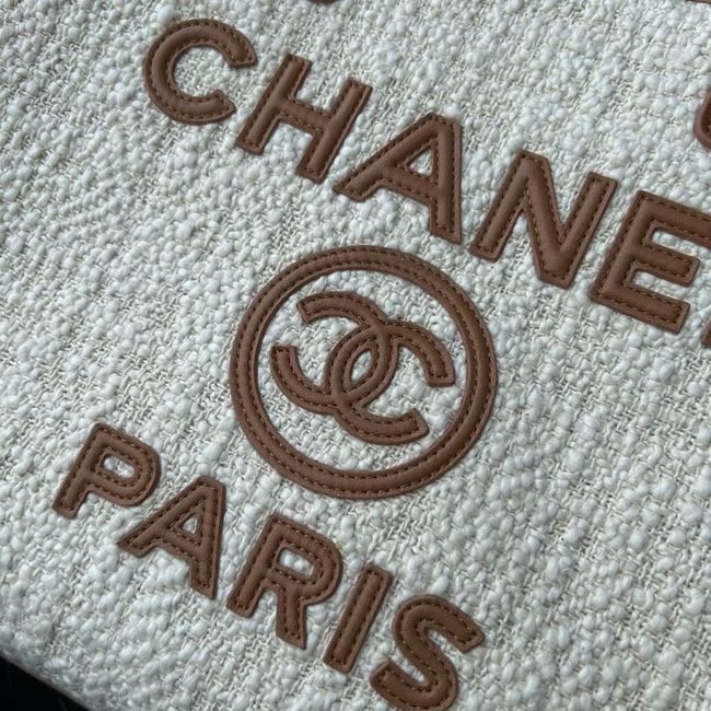 CHANEL Shopping Bag AS3257 white&Apricot CHANEL Shopping Bag AS3257 white&Apricot