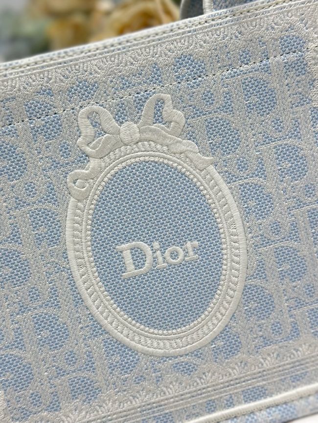 Small Dior Book Tote with Strap M1404PE-3 Small Dior Book Tote with Strap M1404PE-3