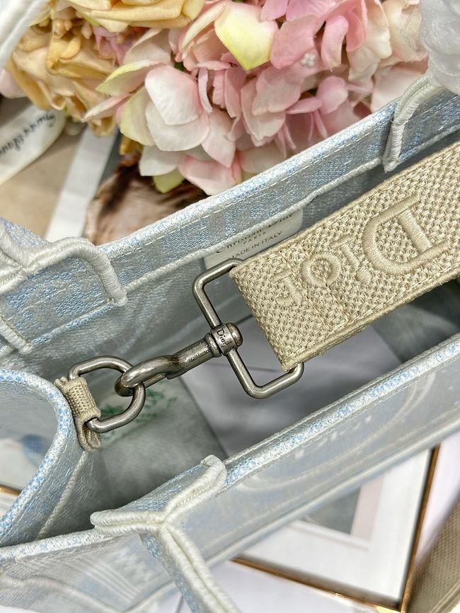 Small Dior Book Tote with Strap M1404PE-3 Small Dior Book Tote with Strap M1404PE-3