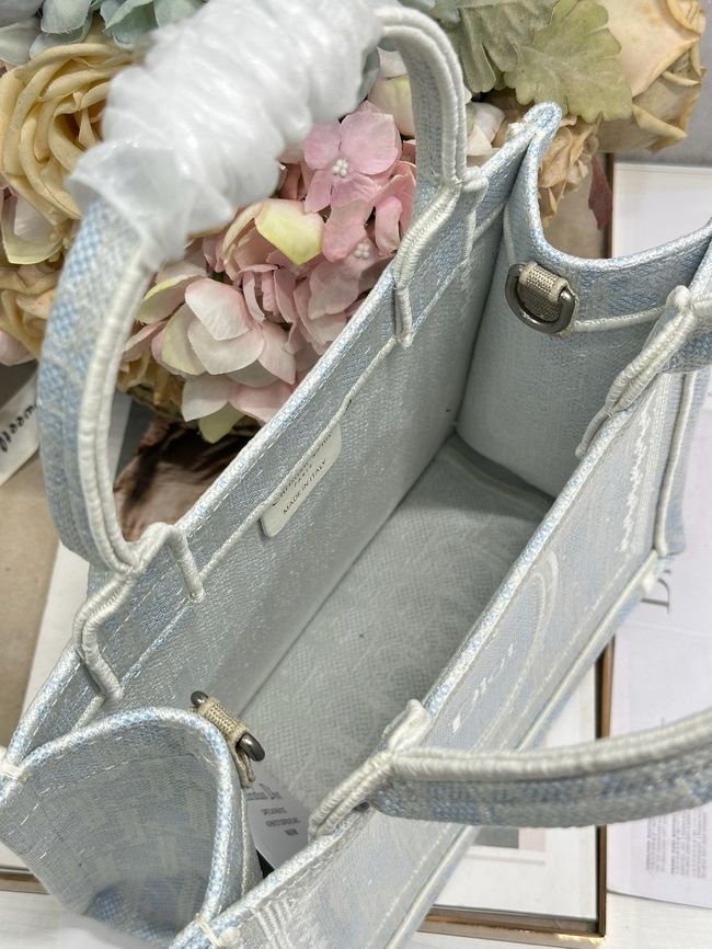 Small Dior Book Tote with Strap M1404PE-3 Small Dior Book Tote with Strap M1404PE-3