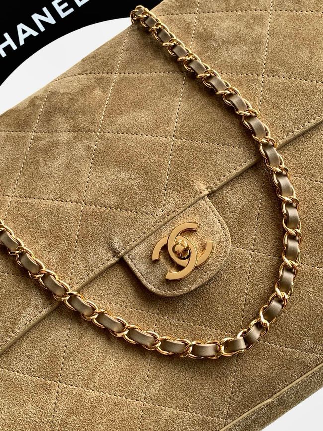 CHANEL Maxi Flapbag AS5640 Dark Beige CHANEL Maxi Flapbag AS5640 Dark Beige