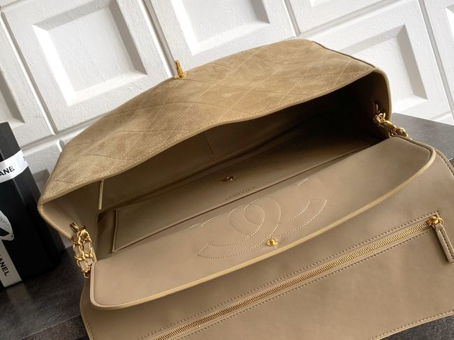 CHANEL Maxi Flapbag AS5640 Dark Beige CHANEL Maxi Flapbag AS5640 Dark Beige