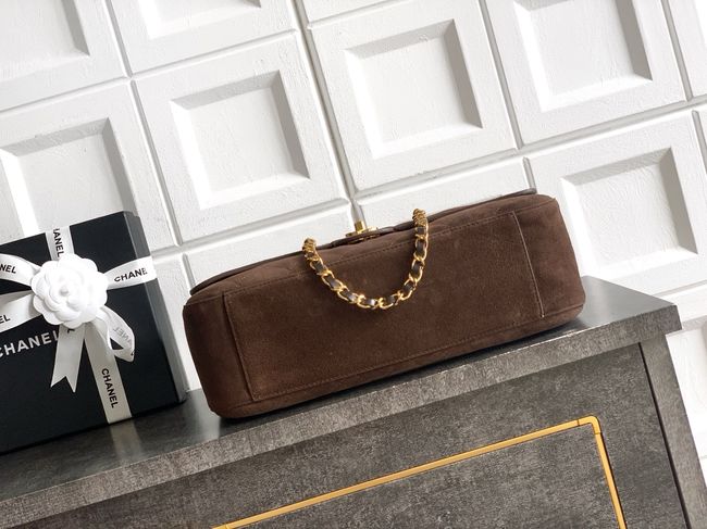 CHANEL Maxi Flapbag AS6281 Dark Brown CHANEL Maxi Flapbag AS6281 Dark Brown