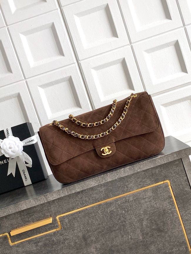 CHANEL Maxi Flapbag AS6281 Dark Brown CHANEL Maxi Flapbag AS6281 Dark Brown