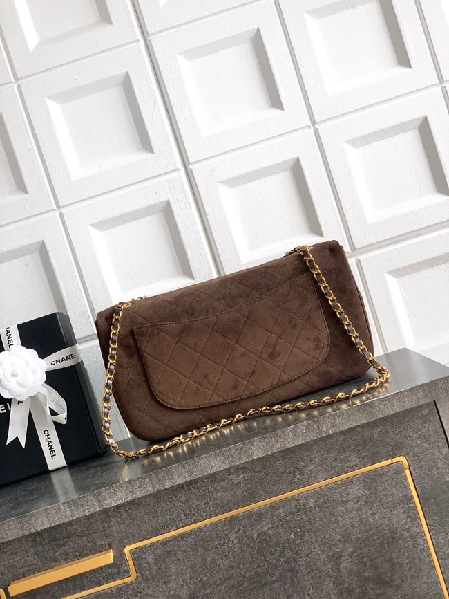 CHANEL Maxi Flapbag AS6281 Dark Brown CHANEL Maxi Flapbag AS6281 Dark Brown