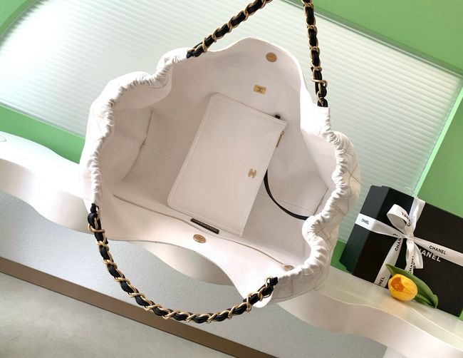 CHANEL Small Shopping Bag AS6191 white CHANEL Small Shopping Bag AS6191 white