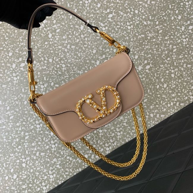 VALENTINO LOCO VLOGO SIGNATURE Small Leather bag WB0K53 PINK VALENTINO LOCO VLOGO SIGNATURE Small Leather bag WB0K53 PINK