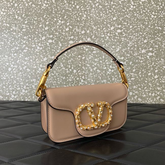 VALENTINO LOCO VLOGO SIGNATURE Small Leather bag WB0K53 PINK VALENTINO LOCO VLOGO SIGNATURE Small Leather bag WB0K53 PINK