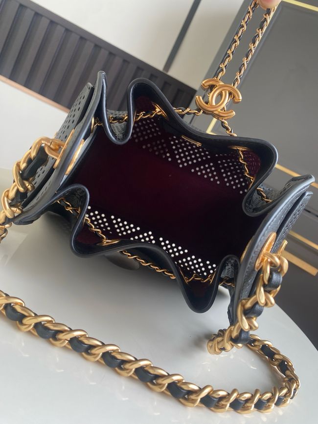 CHANEL 25 Mini Handbag AS5631 black CHANEL 25 Mini Handbag AS5631 black