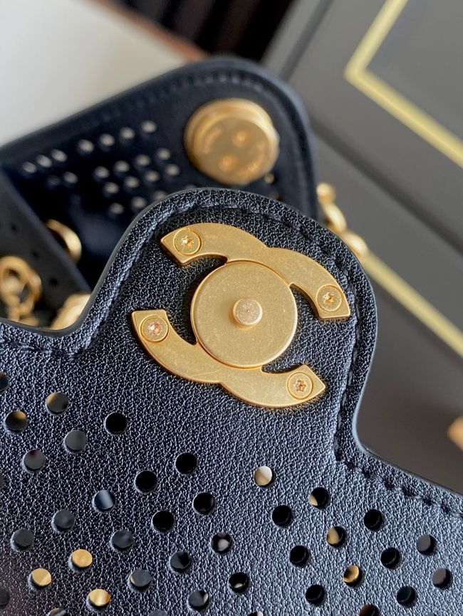 CHANEL 25 Mini Handbag AS5631 black CHANEL 25 Mini Handbag AS5631 black