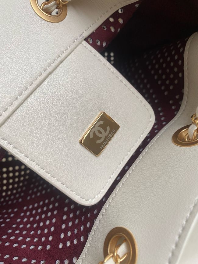 CHANEL 25 Mini Handbag AS5631 white CHANEL 25 Mini Handbag AS5631 white