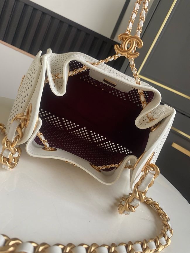 CHANEL 25 Mini Handbag AS5631 white CHANEL 25 Mini Handbag AS5631 white