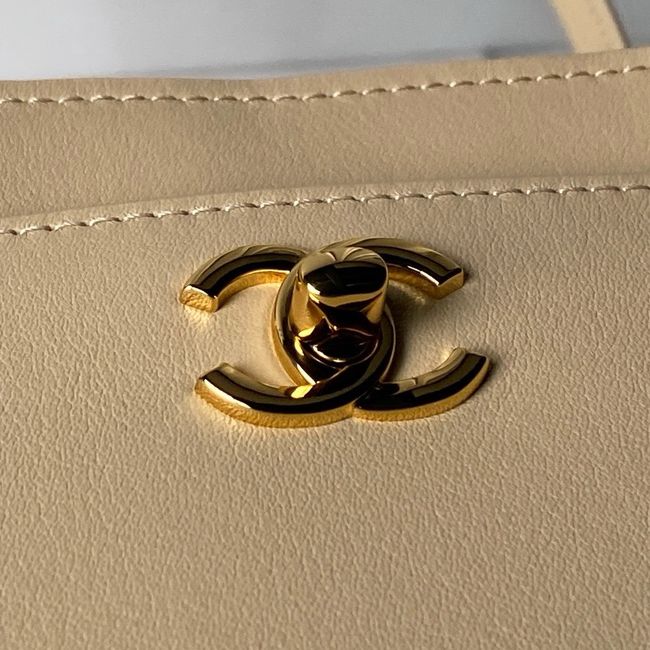 Chanel Small Shopping Bag AS6243 apricot Chanel Small Shopping Bag AS6243 apricot