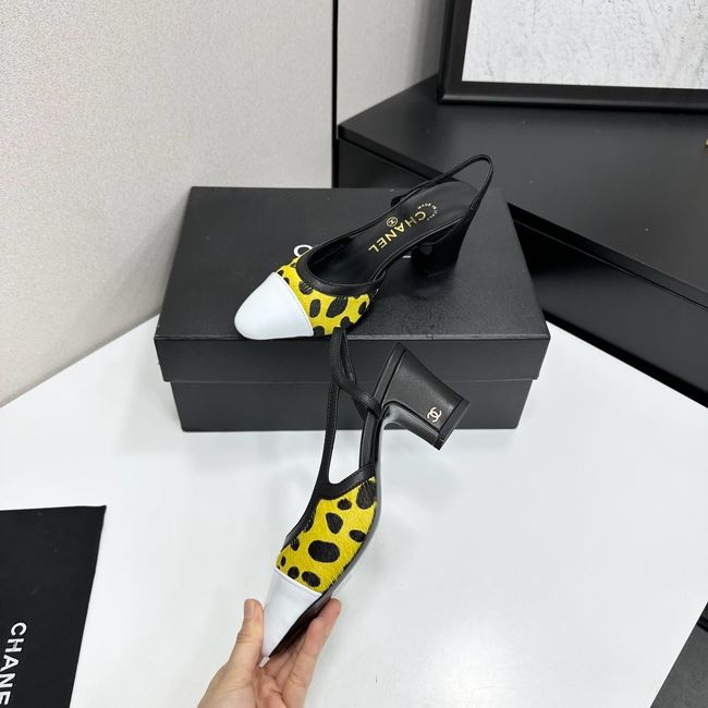 Chanel Slingbacks Lambskin & Mixed Fibers 65MM G31318-2