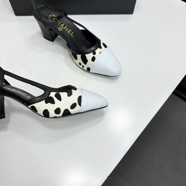 Chanel Slingbacks Lambskin & Mixed Fibers 65MM G31318-5