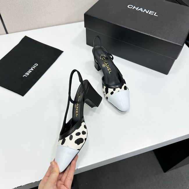 Chanel Slingbacks Lambskin & Mixed Fibers 65MM G31318-5