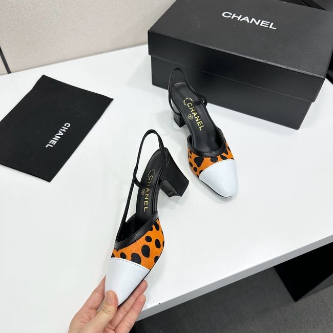Chanel Slingbacks Lambskin & Mixed Fibers 65MM G31318-7
