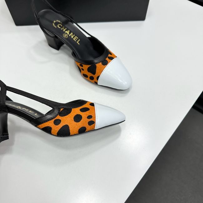 Chanel Slingbacks Lambskin & Mixed Fibers 65MM G31318-7