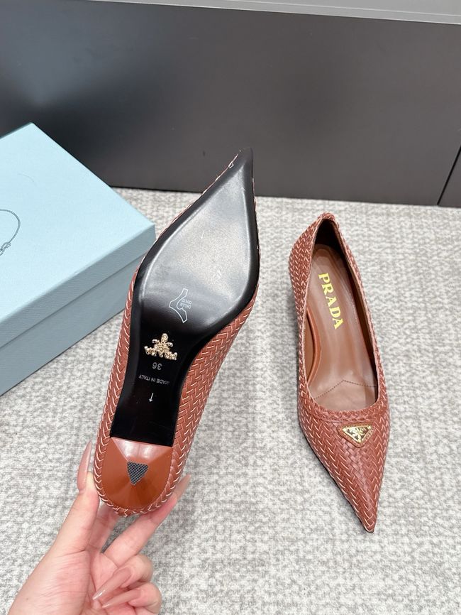 Prada leather pumps 5.5CM 65048-3