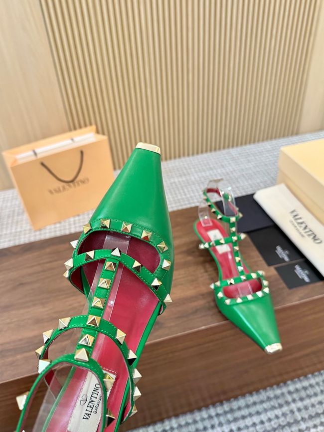 Valentino ROCKSTUD lambskin high heels 4cm 65052-2