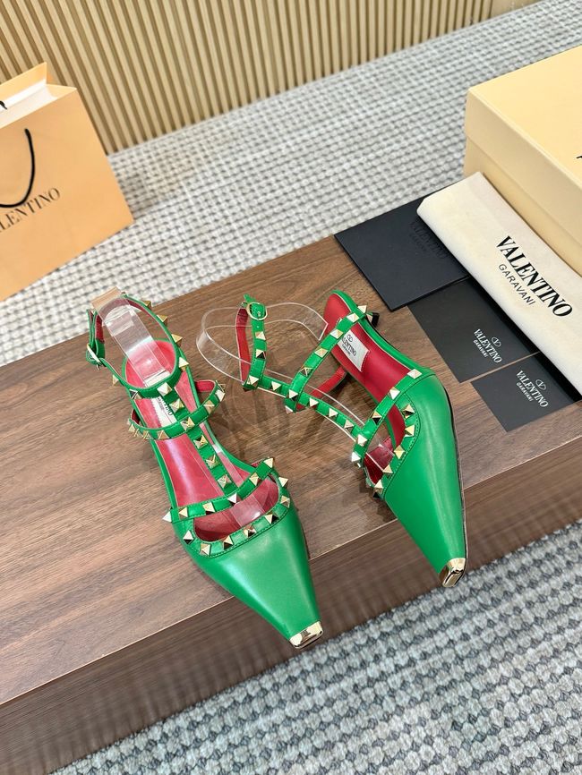 Valentino ROCKSTUD lambskin high heels 4cm 65052-2