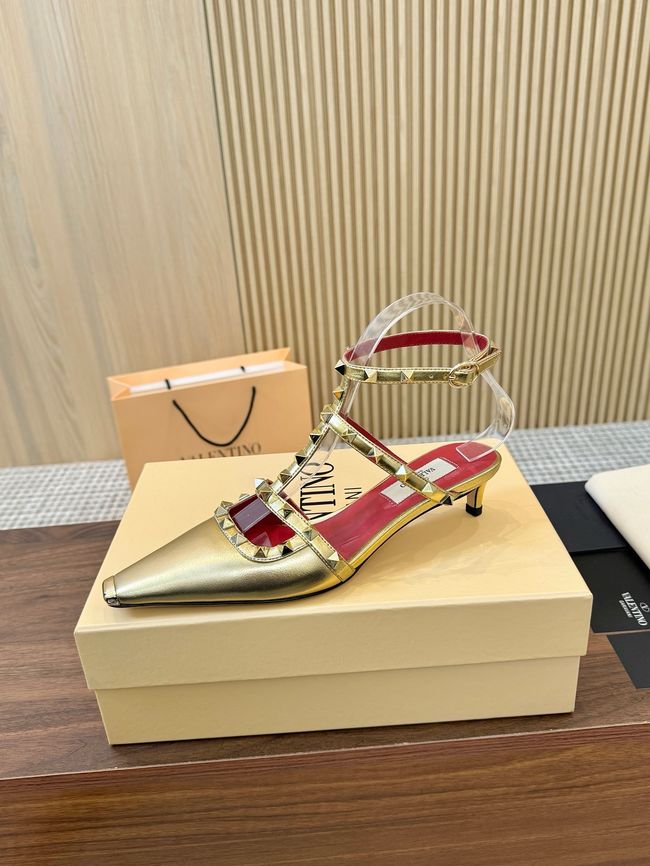 Valentino ROCKSTUD lambskin high heels 4cm 65052-4