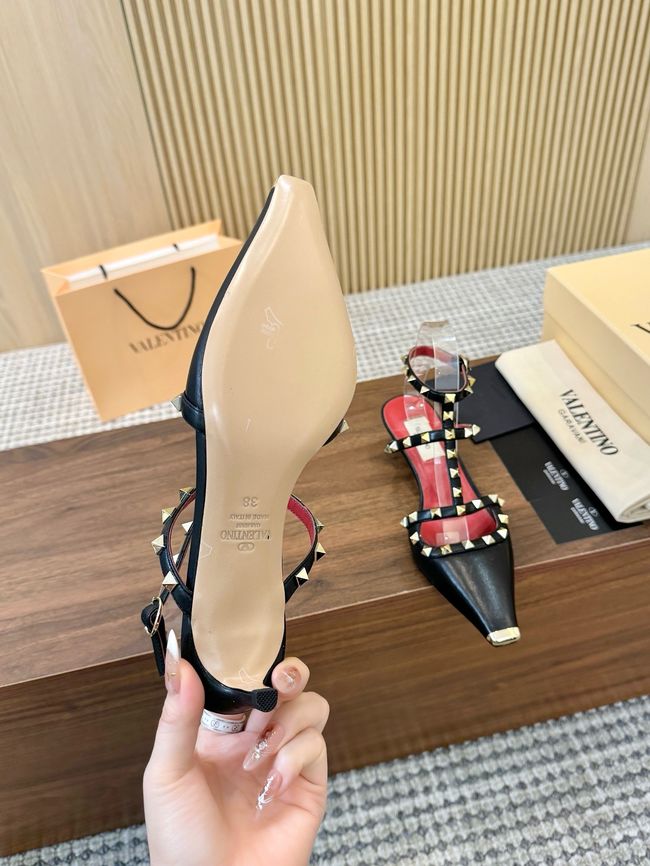 Valentino ROCKSTUD lambskin high heels 4cm 65052-8