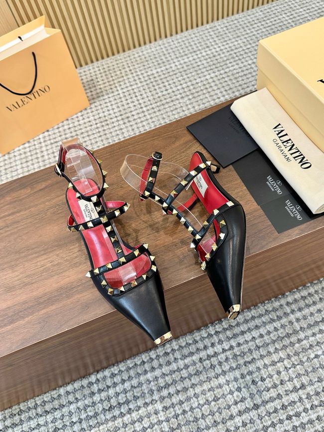 Valentino ROCKSTUD lambskin high heels 4cm 65052-8