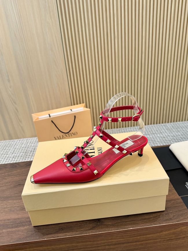 Valentino ROCKSTUD lambskin high heels 4cm 65052-1
