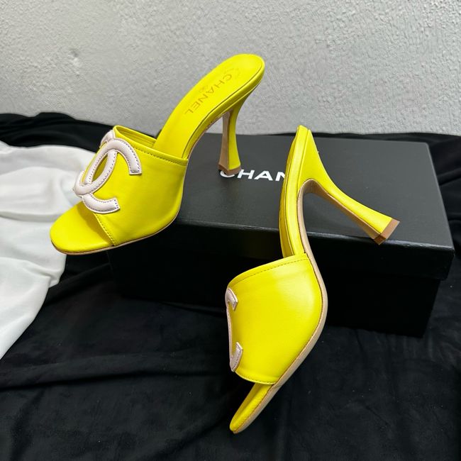 Chanel Lambskin Mules 90mm 65062-5