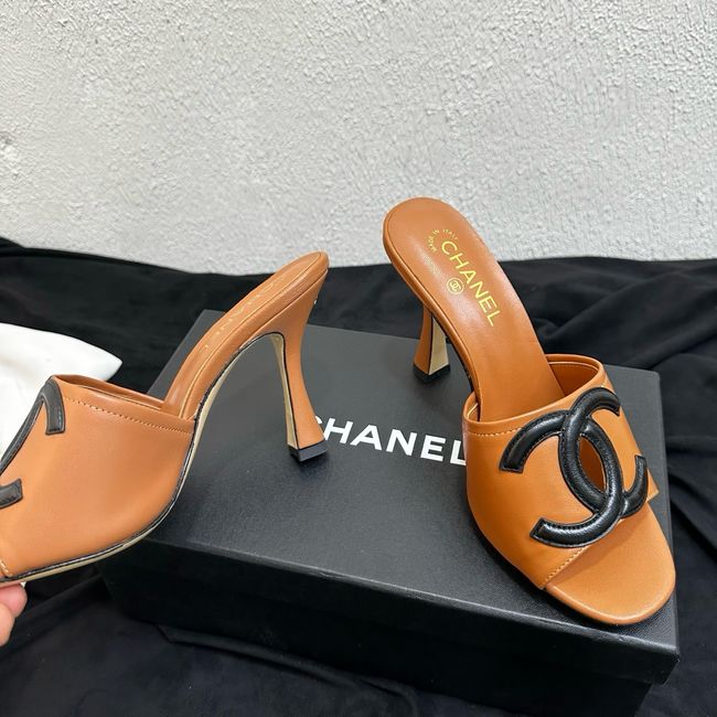 Chanel Lambskin Mules 90mm 65062-7