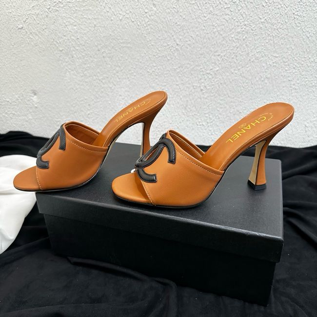 Chanel Lambskin Mules 90mm 65062-7