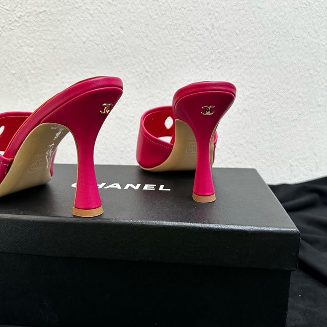 Chanel Lambskin Mules 90mm 65062-2