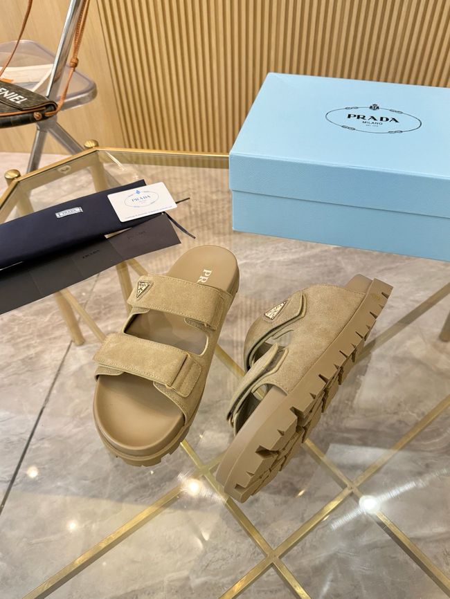 Prada Nubuck slides 1XZ794-1