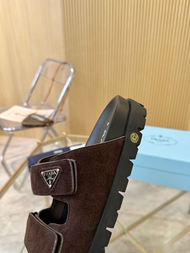 Prada Nubuck slides 1XZ794-2